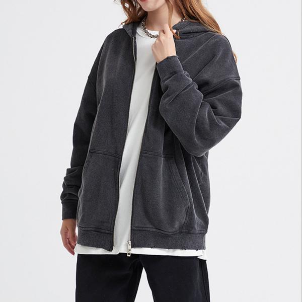 Colarinho alto zip up Hoodie suéter 3d impressão puff roupas de rua pulôver masculino estilo manga regular
