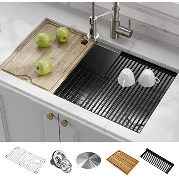 Раковина рабочего места кухни нержавеющей стали нормального размера с аксессуарами