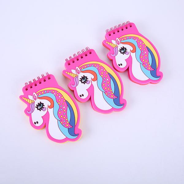 Креативный дизайн мультфильма ПВХ покрытие свободный листовой блокнот для портативного записи