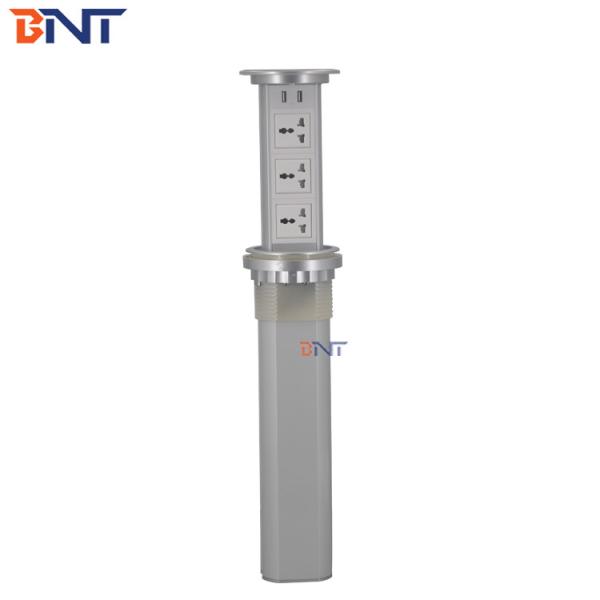universal power automatic raising type pop up power socket outlet for office/kitchen/conference room home decoration