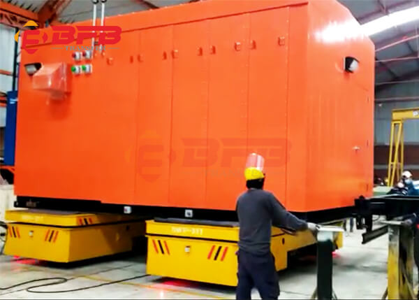 Carro Trackless de 35 toneladas de transferência