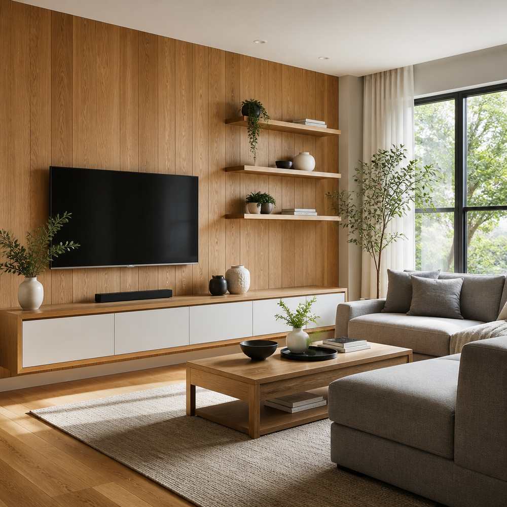 Wood Pattern SPC Wall Panels Waterproof Stone Plastic Composite Wall Panel