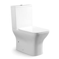 Salle de bains deux pièces toilettes siphonic sans bordure ADA Conforme Cupc approuvé