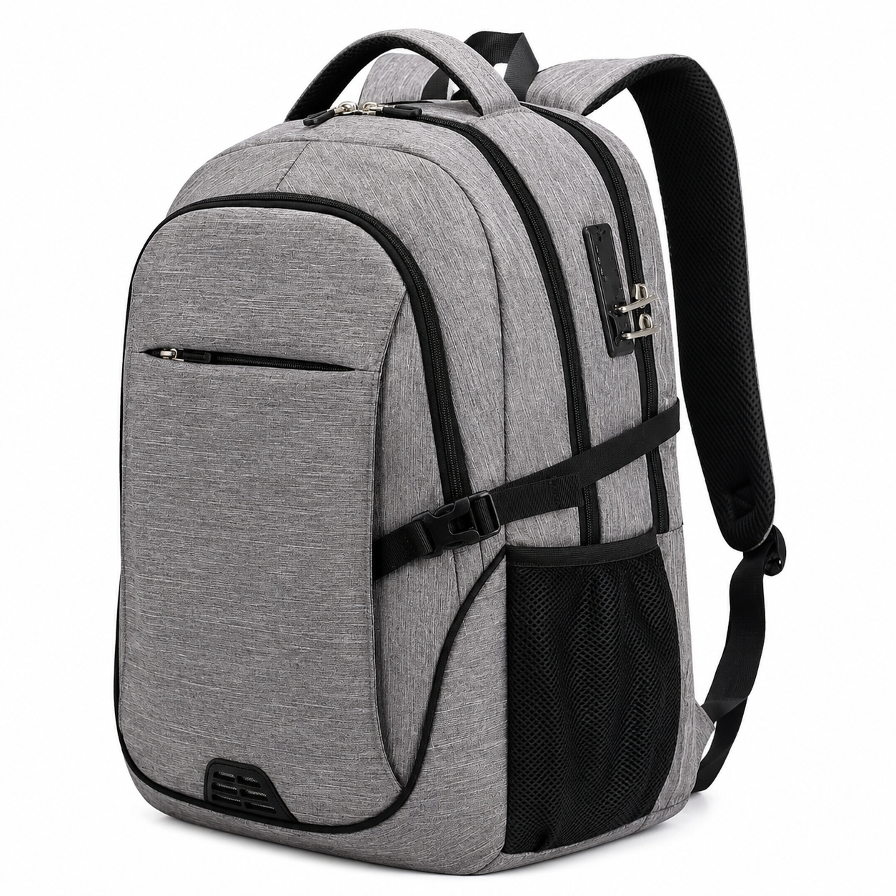 Travel Laptop Backpack for Men & Women, 15.6 Inch Computer Backpack with Multiple Compartments, Lightweight College School Bag for Work, Business & Daily Use