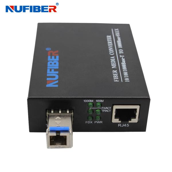 Gigabit SFP Slot Optic Media Converter 10/100/1000M SFP to UTP Ethernet Converter 5V1A