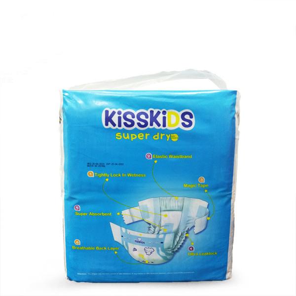 Breathable Backsheet Baby Born Diapers 27lbs 3D Leak Prevention Channel