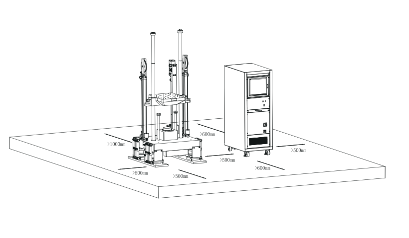 Precise Transportation Vibration Tester Shock Impact Machine Multi Waveform Generator