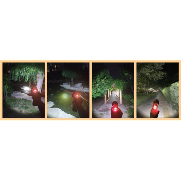 Экономическая фара СИД 3В перезаряжаемые для удить, 300 метров расстояния видимости луча