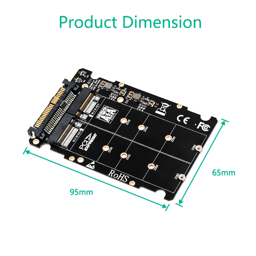 SSD M.2 к U.2 автобус U.2 SFF-8639 переходника M.2 NVMe SATA PCI e