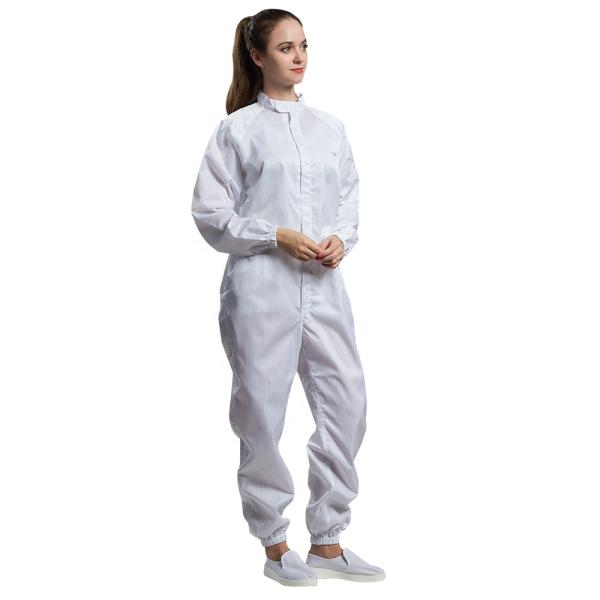 Костюм чистой комнаты Breathable анти- статических одежд мягкий дружественный к Кож