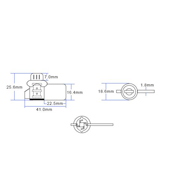 Laser Printable Prepaid Electricity Meter Seals Durable Power Meter Seal