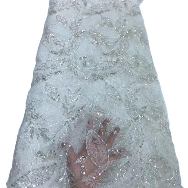 2023 new and high quality Australian beaded lace wedding dress with shiny beaded