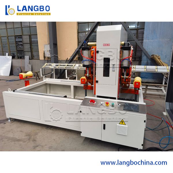 Single Screw PE Pipe Extrusion Line , High Capacity Pe Pipe Making Machine