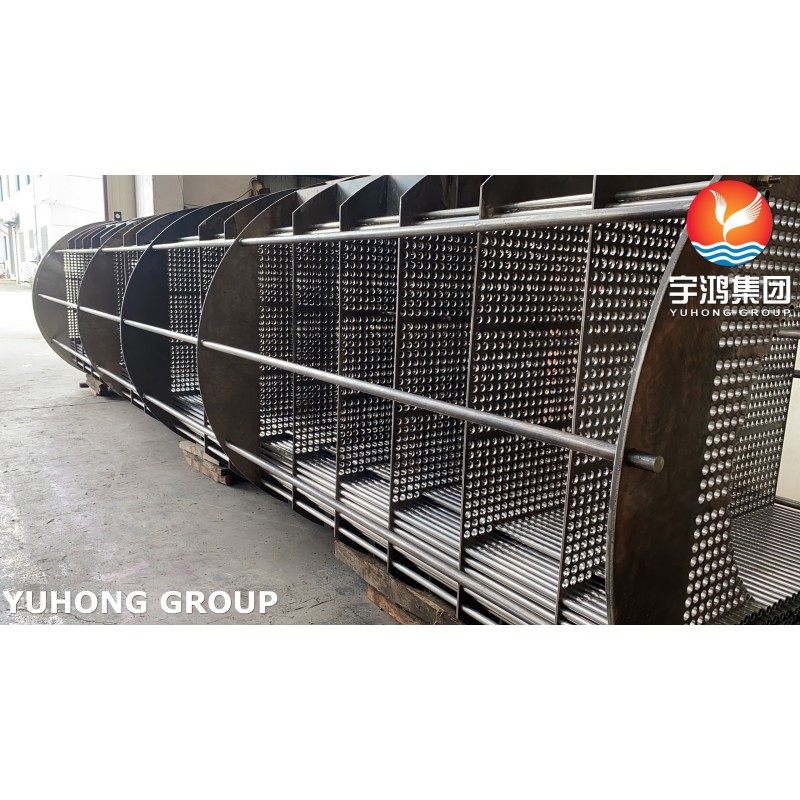 Shell and Tube Heat Exchanger Bundle ASTM B111 C71500 70/30 CuNi Tubes (NACE MR0175)