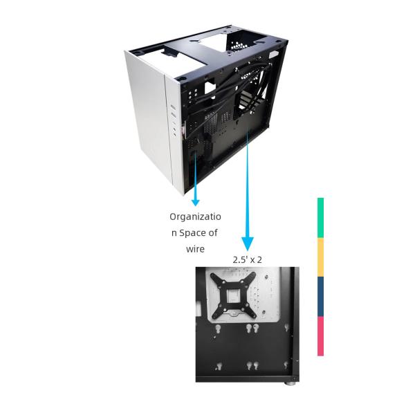 0.8mm SPCC Aluminium PC Case