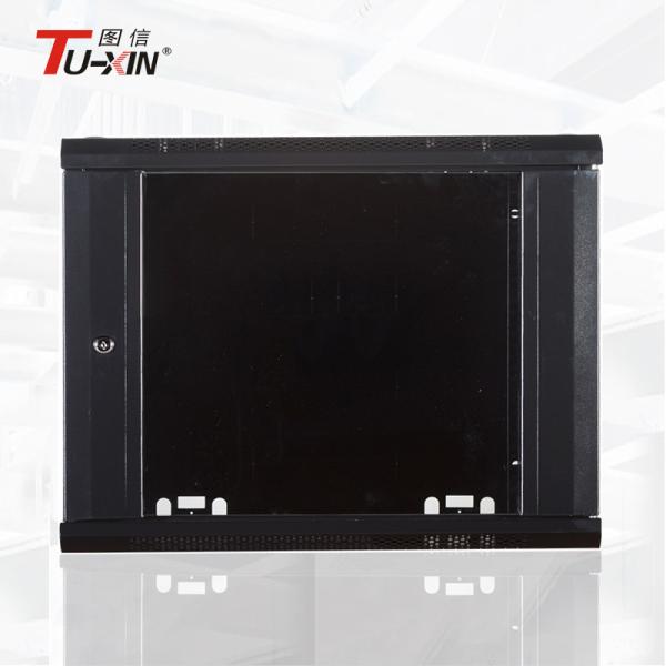 Powder Coating Wall Mount Data Rack Network Cabinet  Stable Structure Anti - Vibration