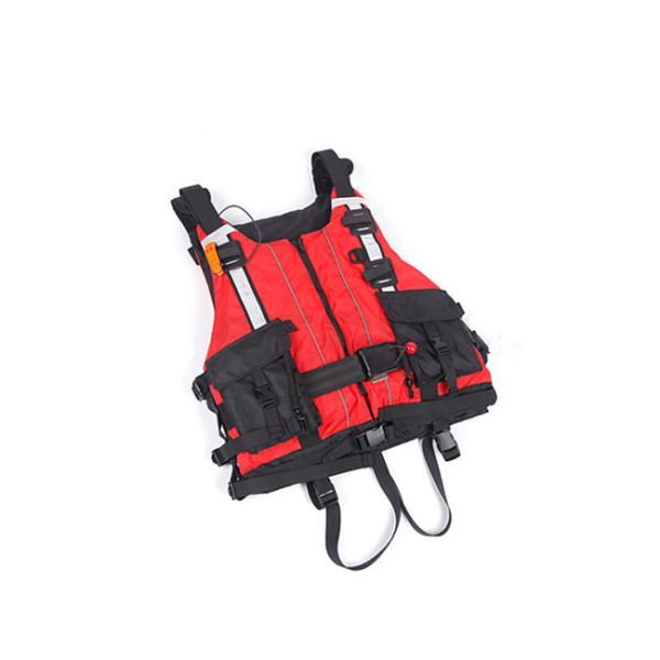 Kayak 420d Twill Fishing Life Vest Jacket Buoyancy Foam Filling Twill Oxford Cloth