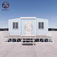 Casa pré-fabricada personalizável de 20 pés com janelas deslizantes / alumínio e telhado de painel de sanduíche
