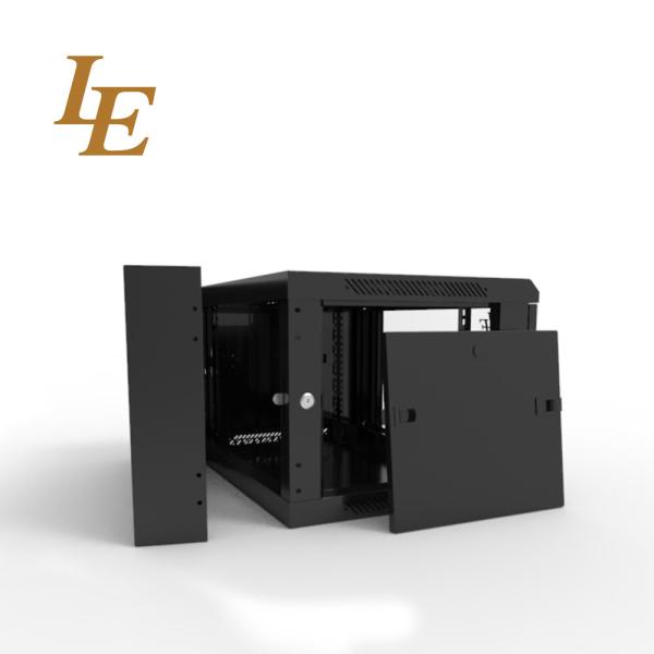 Bâti de emballage plat de mur de section de double du Cabinet 9u de serveur de SPCC petit