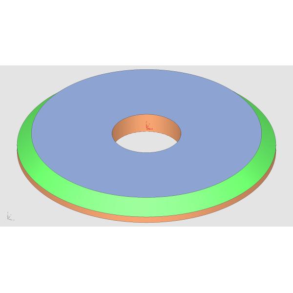 Wear Resistant Ceramic Grinding Disc , High Hardness Ceramic Grinding Wheel