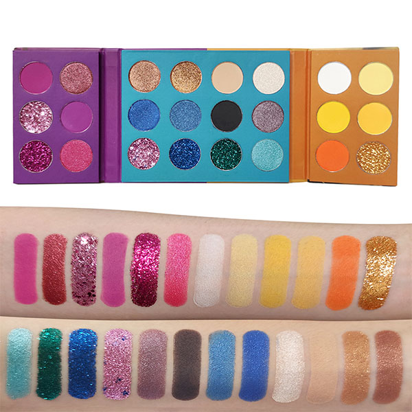 Private Label 24 Colors Shine Cosmetics Makeup Eyeshadow