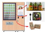 Distributeur automatique de salade de jus de Winnsen, casier sain de vente de nourriture avec le système d'ascenseur