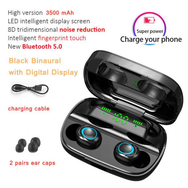 Le bateau de baisse pour des sports à commande par effleurement de Tws d'écouteurs sans fil du bateau 3500mAh LED Bluetooth de la baisse S11 ébruitent l'annulation