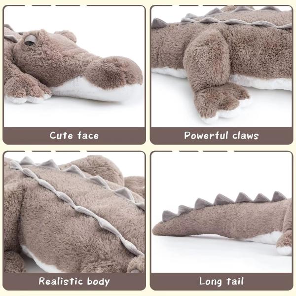 Factory Wholesale Price Giant Large Soft Stuffed Animal Plush Alligator Crocodile Toys for Kids Boys Girls Party Gifts