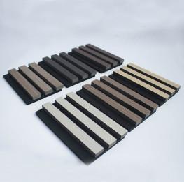 600*3000*21mm 3 Sides Coated Slat Wood Absorbing Application Meeting Room Corridors Office