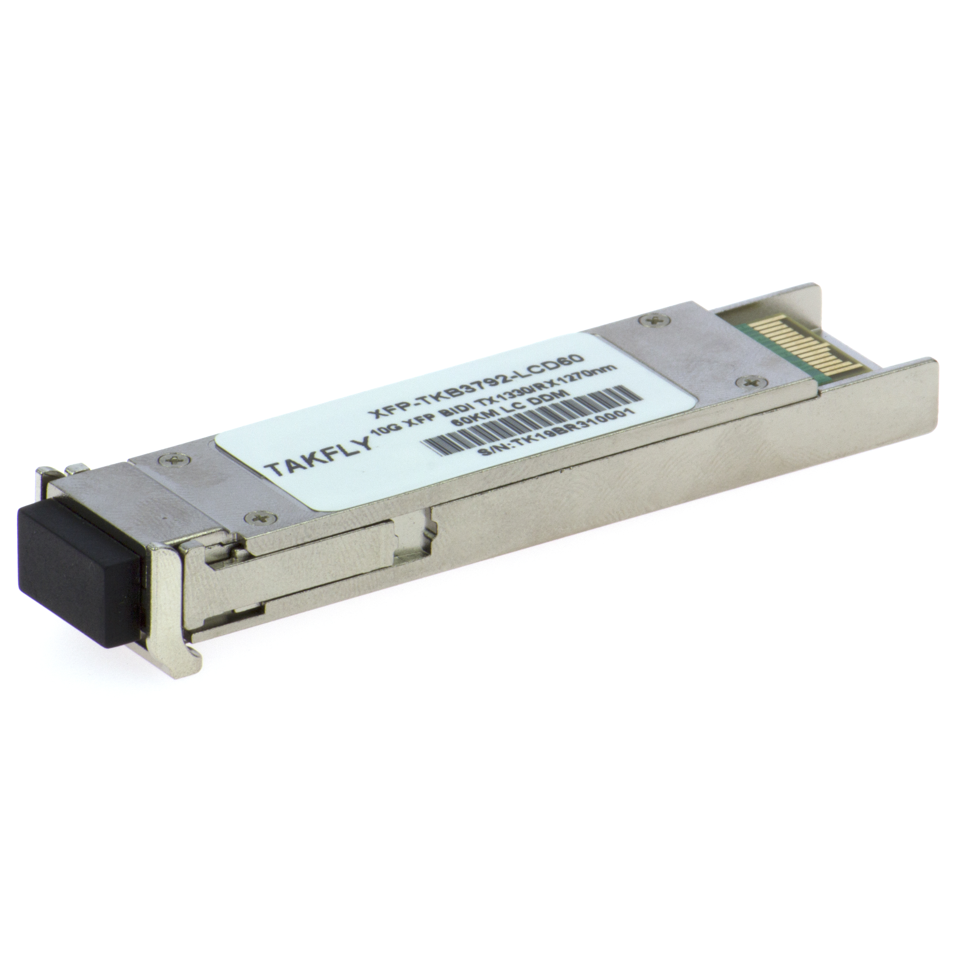 модуль Tx1330nm/Rx1270 приемопередатчика 10G XFP BIDI 60KM Tx1270nm/Rx1330 SM оптически