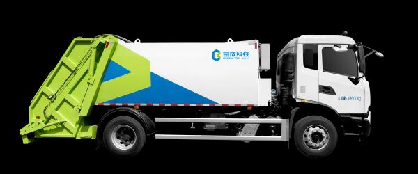 18000kg Garbage Compactor Truck User Friendly Design Corrosion Resistance