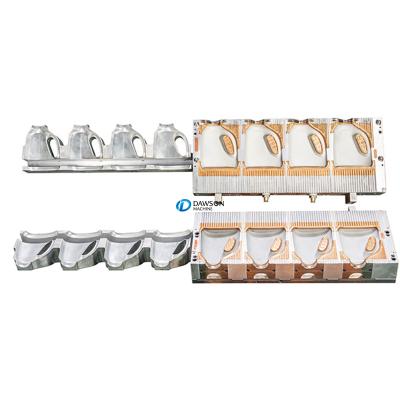 Plastic Washing Liquid Detergent Bottle Four Cavity Mold S136 Aluminum With Beryllium Copper