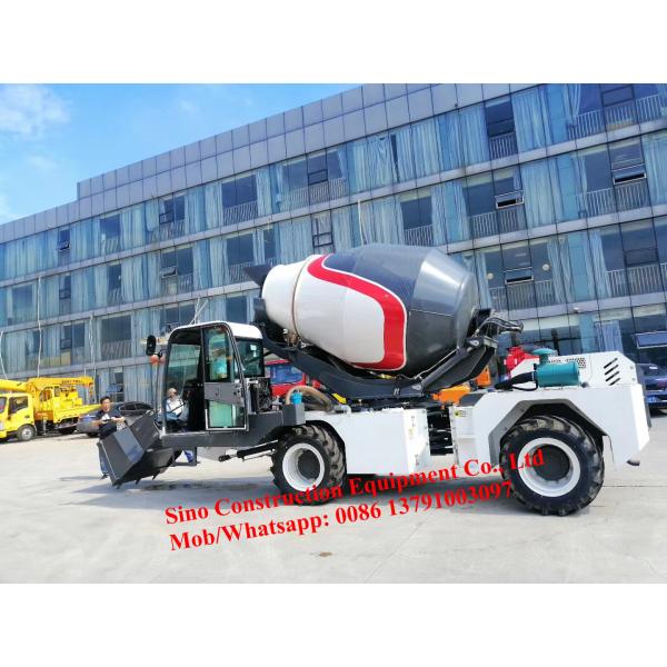 мобильная дизельная собственная личность 4x2 нагружая тележку конкретного смесителя 4m3