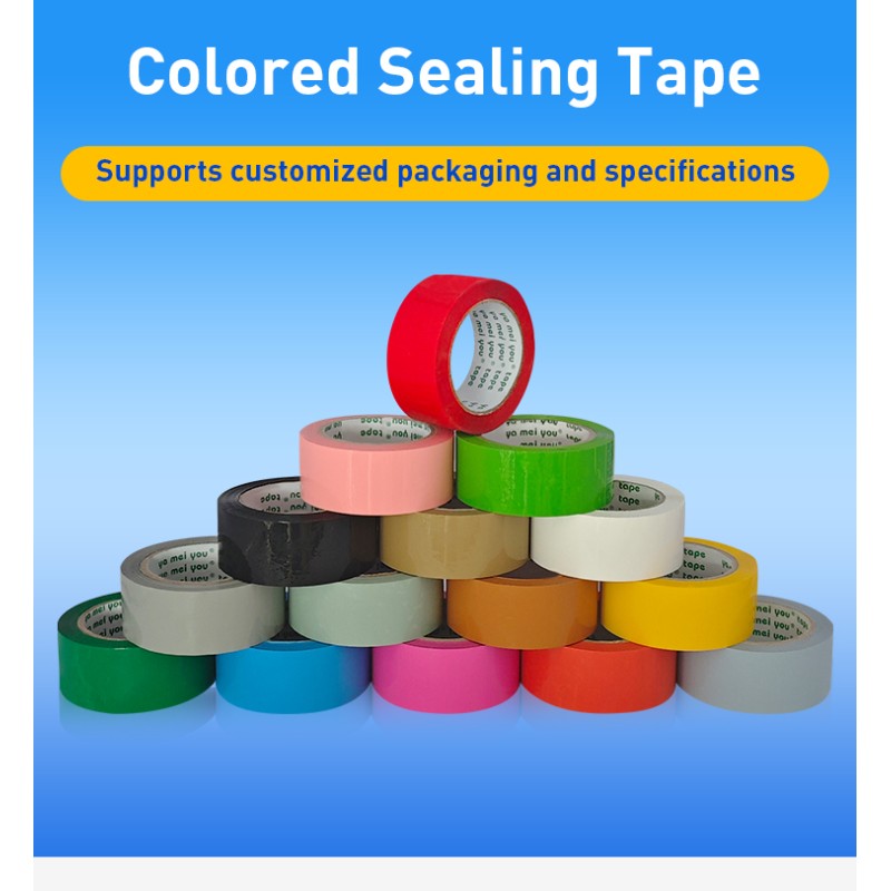 50micros Thickness BOPP Colored Packaging Tape For Logistics Transportation