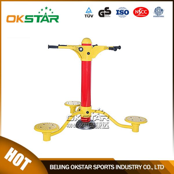 China manufacturer of high quality cheap galvanized outdoor fitness trainer waist twister fitness equipment