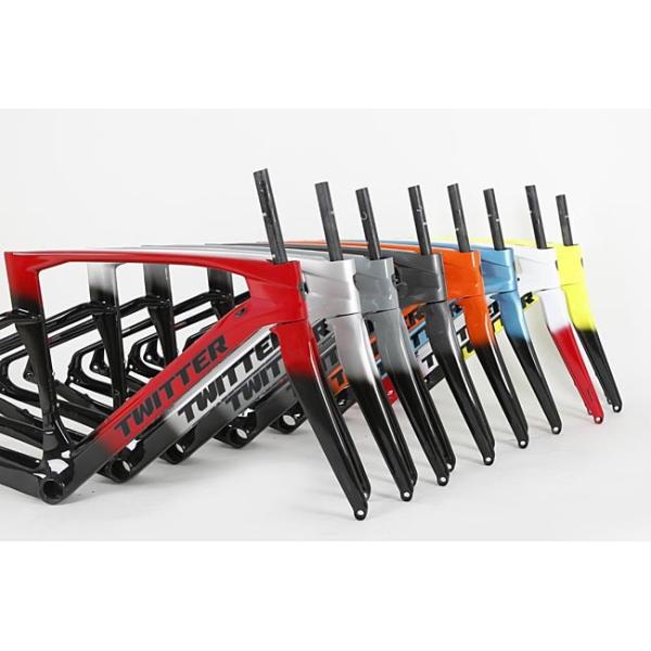 рамка велосипеда дороги углерода 45cm, гибридный велосипед Frameset для покрышки 700x40C