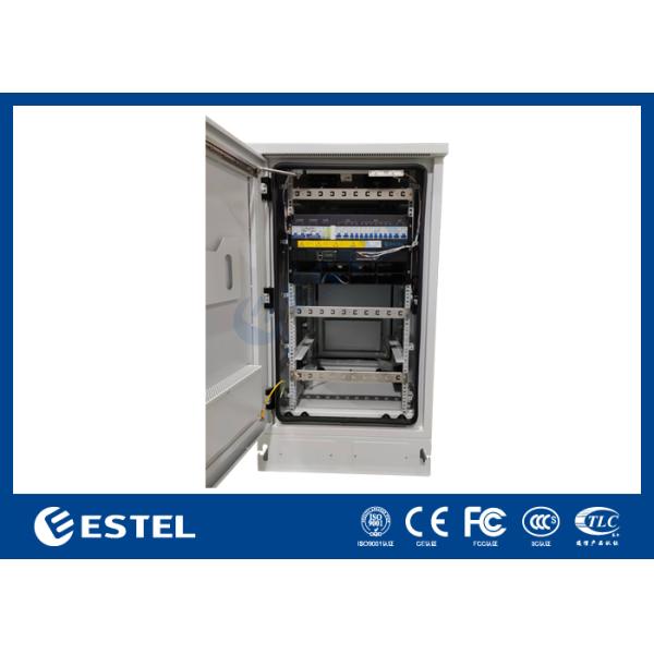 Outdoor Telecom Cabinet With 24kW Telecom Power System, DC Power Supply Rectifiers Telecom Equipment Cabinet