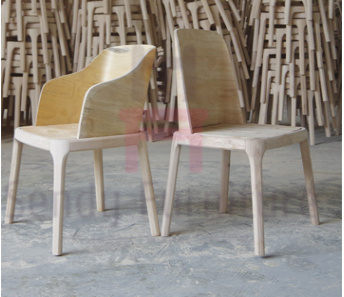 Безрукие деревянные черные кожаные стулья кухни, элегантные светлые деревянные стулья столовой