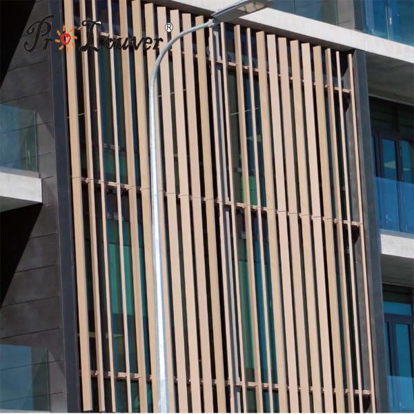 Hot sales Aluminum Tube Louver Architectural External Louver, Box Sun Louver