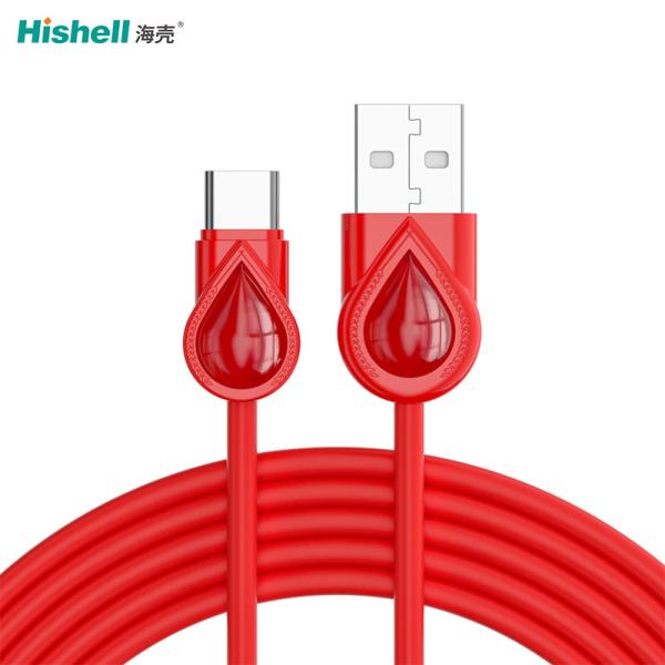 Cabo de dados de carregamento rápido antiusura Ultraportable, fios da cor de USB do anticongelante micro