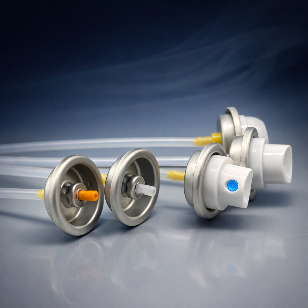 Enhanced Fine Mist Aerosol Valve for Wide-Space Air Freshener Use