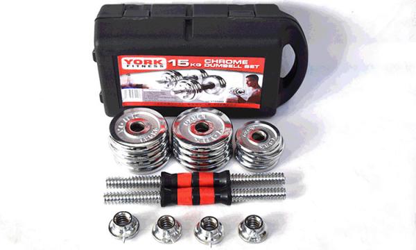 Adjustable Chrome  Dumbbell Set15kg 20kg 30kg for Man Fitness Manufacture Price