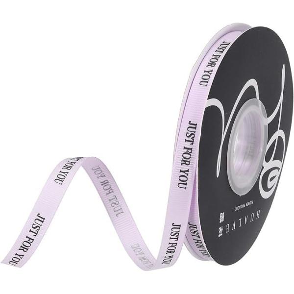 Customized Ribbon Logo for Party Box Decoration and Gift Packaging in Many Colors
