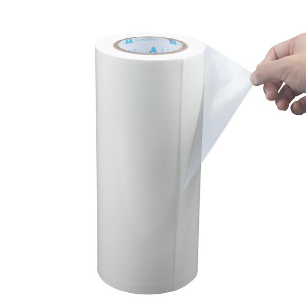 El doble echó a un lado Pes caliente del Pvc del uno mismo de las hojas del pegamento del derretimiento que laminaba para la tela de materia textil