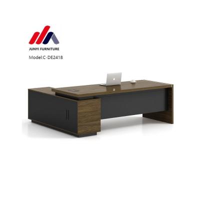 Stylish L-shaped Executive Office Desk for Director and Manager in Modern Design