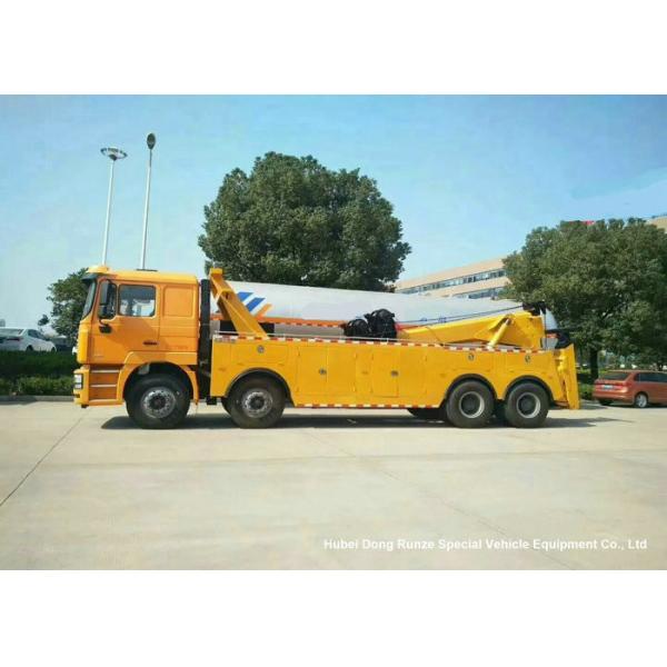 SHACMAN F3000 8x4 Heavy Duty Tow Truck Wrecker 31 Ton For Road Recovery