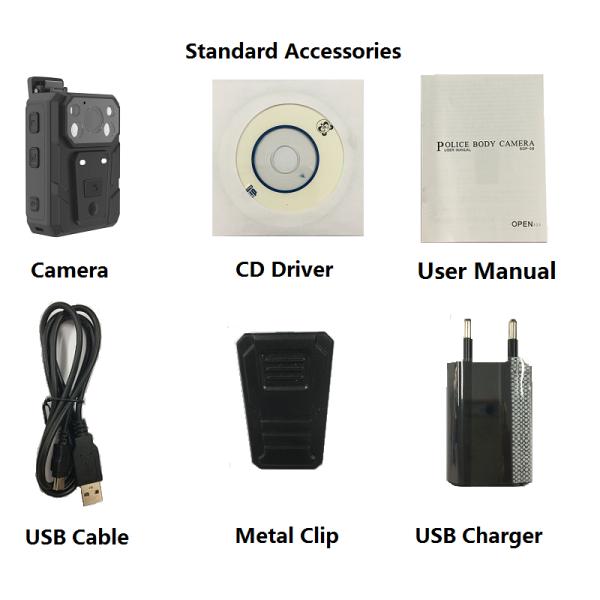 Multi bateria funcional das câmeras 3500mAh do corpo da polícia com gravação dos muitos tempos