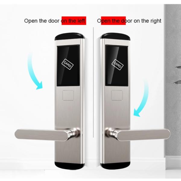4 Colors Wooden Sliding Door Lock More Than 20000 Unlock Times Stainless Steel Material