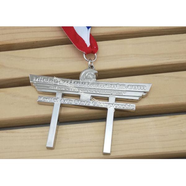 Olympic Awards MMA Gold Enamel Medals , Iron Man Running Race Sport Medals