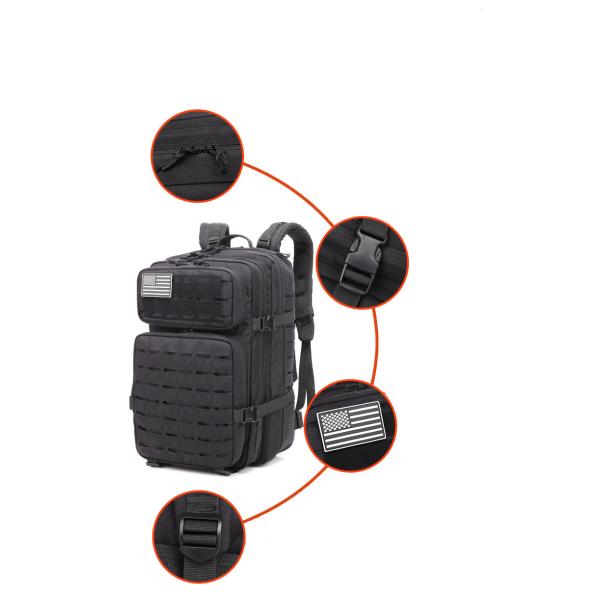 Рюкзак системы Molle ремня нейлона полиэстера рюкзака 45L США на открытом воздухе тактический пеший